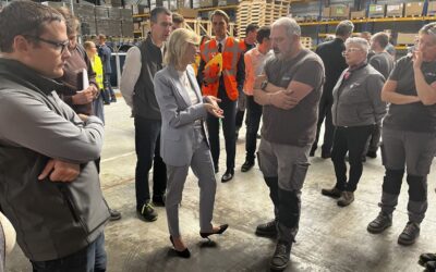 Agnès Pannier-Runacher visite l’usine de pompes à chaleur du Groupe intuis : la planification écologique est en marche.